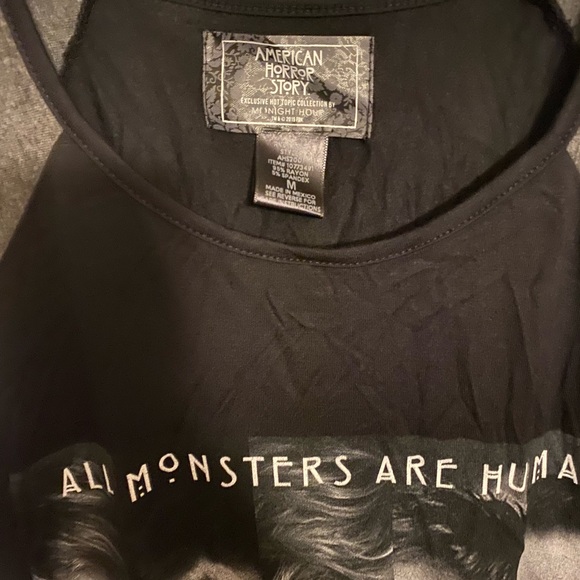 American Horror Story “Evan Peters” Raglan Tee M - Picture 3 of 4